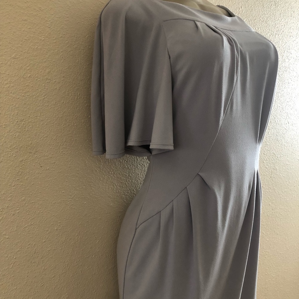Jessica Simpson Semi Formal Light Grey Dress Size S - Picture 6 of 10